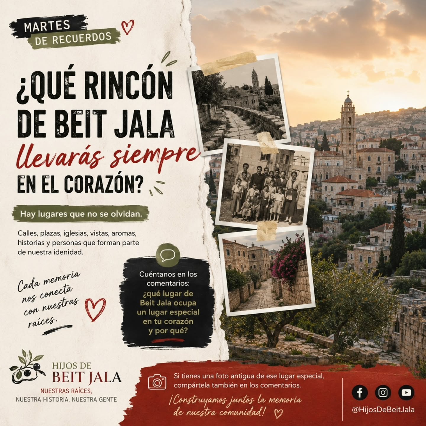 ¿Qué rincón de Beit Jala llevarás siempre en el corazón?